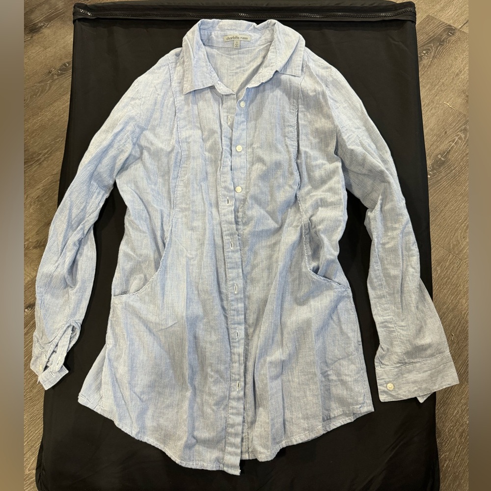 Charlotte Russe Dress button up shirt small
